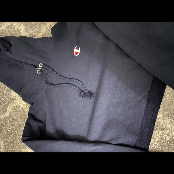 Navy Champion Sweatshirt - Picture 2 of 3